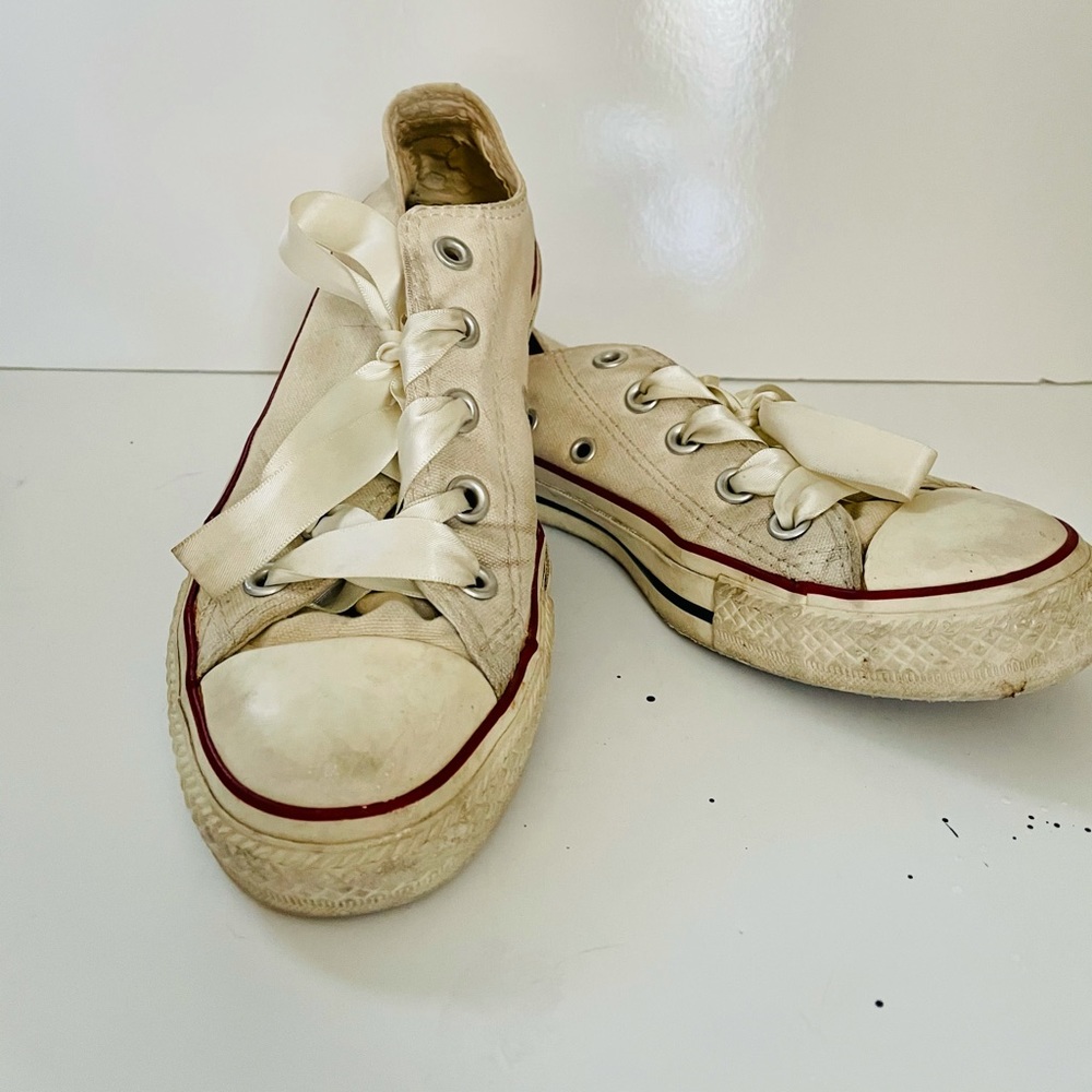 White Converse All Stars